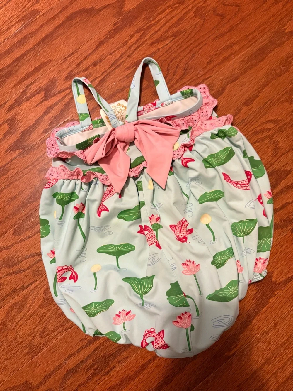 Beaufort Bonnet Company koi print toddler bathing suit - Picture 2 of 3